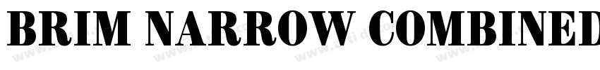 Brim Narrow Combined字体转换 Brim Narrow Combined字体转换